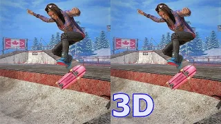 Tony Hawk's Pro Skater 3D video SBS VR box google cardboard