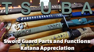 Parts of the Katana Sword Guard