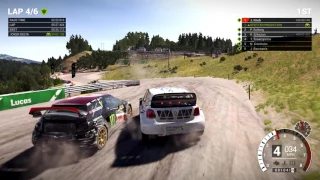 DiRT 4 Rallycross with Simulation Handling | PS4 Pro