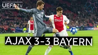 AJAX 3-3 BAYERN #UCL HIGHLIGHTS