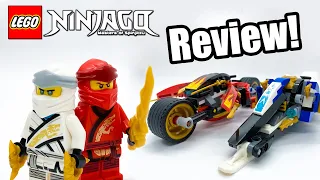 Kai's Blade Cycle and Zane's Snowmobile Review! LEGO Ninjago Legacy Set 70667