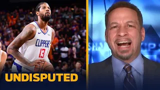 Chris Broussard reacts to Paul George's missed free throws in GM 2 loss vs. Suns | NBA | UNDISPUTED