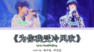 TF家族 张泽禹x邓佳鑫 《为你我受冷风吹》lyrics [Han|Pin]