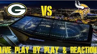 Packers vs Vikings Live Play by Play & Reaction