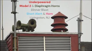 Underpowered Model 2 & Diaphragm Horns, Dinner Blast, Short Alert & Horn, Livingston, NJ