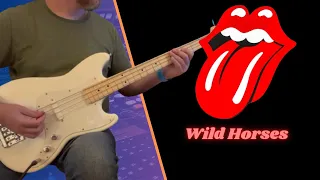 The Rolling Stones - Wild Horses (Bass Cover)