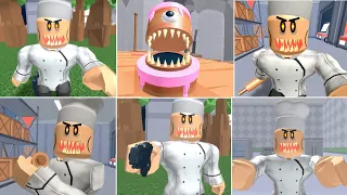 Escape The Evil Bakery New Scary Obby All Jumpscares Scene