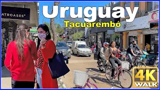 【4K】WALK  TACUAREMBO Uruguay 4k video UY Travel vlog