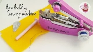 Handheld sewing machine demo ☆