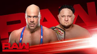 Kurt Angle to battle Samoa Joe tonight on Raw: Raw Exclusive, March 25, 2019