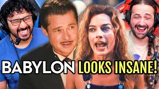 BABYLON TRAILER REACTION!! Brad Pitt, Margot Robbie, Tobey Maguire