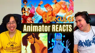 REACTING to *Hercules (1997)* WE LOVE MEG!!! (First Time Watching) Animator Reacts