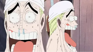 luffy is immune to Enel (Eneru) lightning attacks.. (the reaction) One Piece Episode 182.