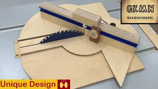 Unique Design Cross Cut Sled // You Have Never Seen This Design Before.!