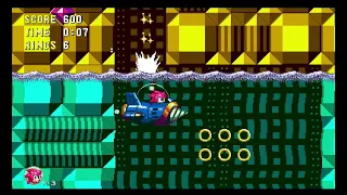 Sonic Triple Trouble "16-Bit": Tidal Plant Zone Act 2 (Amy) [4K]