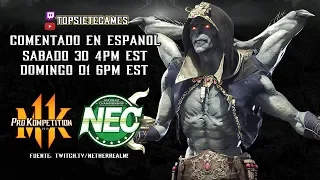 🏆MK11 Pro Kompetition: NEC20 Day 1 Ft. SonicFox, NinjaKilla, Dragon, Rewind [ES]