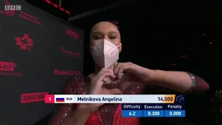 (GOLD🥇) Angelina Melnikova Uneven bars final(BBC)/ European championships 2021