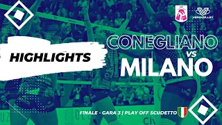 Highlights | Conegliano 2-3 Vero Volley | G3 - Finale Play Off Scudetto 22-23