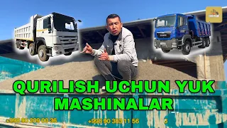 Tosh shagʻal sheben qum narhlari Yuk mashinalari  Kamaz, ZIL, MAN. Marhamat tumani! yanhi narxlari