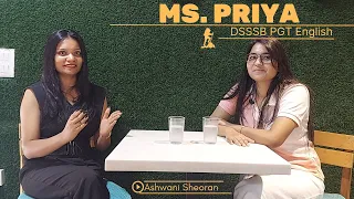 How To Prepare for DSSSB PGT 💯✅ Success Story of Ms Priya, DSSSB PGT English 2022💫📖@AshwaniSheoran