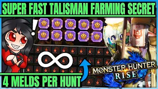 Ultimate Talisman Farm Guide - Fast Perfect Talismans - 60+ Talismans an Hour - Monster Hunter Rise!