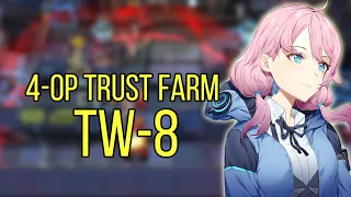4-OP Trust Farm TW-8 with Blue Poison~ | Arknights