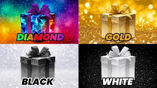 Choose Your Gift! 🎁 Diamond, Gold, Black or White