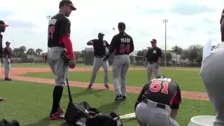 Miami Marlins Spring Training - New Baseball Drill 2015