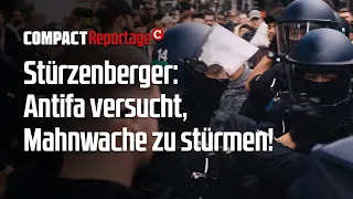 Stürzenberger: Antifa versucht, Mahnwache zu stürmen