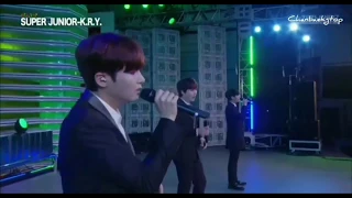 SUPER JUNIOR KRY 'Point Of No Return' Live Stage (Eng Subs)