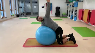 Wirbelsäulengymnastik (Gymnastikball, Pezziball, 15 Min,  Rückenfit, Reha, Physio)