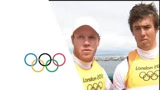 Jensen & Outteridge (AUS) Win Men's Sailing 49er Gold -- London 2012 Olympics