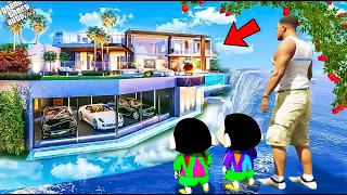 GTA 5 : Franklin Buy Luxury Water House To Surprise Shinchan And Pinchan in GTA 5 !