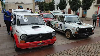 12 Valsugana Historic Rally 2024 partenza Trofeo A112 1 giugno