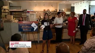 Mayor Bowser Marks First Step Toward $15 Minimum Wage, 6/30/17