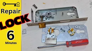 How To Assemble And Repair A Mortise Lock Door Mechanism