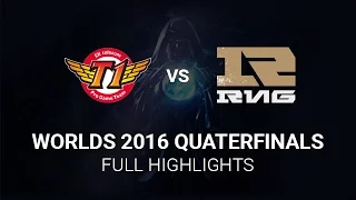 SKT vs RNG Highlights All Games, S6 Worlds 2016 Quarter final, SK Telecom T1 vs Royal Never Give Up