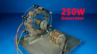 Test 250W generator DIY