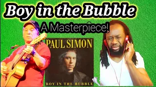A Masterpiece! PAUL SIMON BOY IN THE BUBBLE LIVE REACTION - First time hearing.
