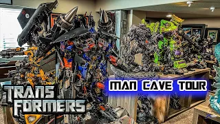 GIANT TRANSFORMERS STATUES Room Tour!