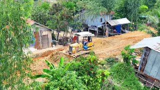 New Project , Best Dozer KOMATSU Making Road Widening Excellent Pushing