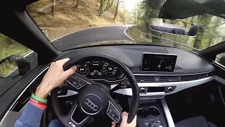 2017 Audi A5 2.0 TDI Convertible S-Line POV Drive on Winding Roads