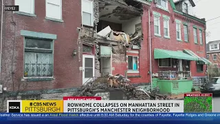 Condemned building collapses in Manchester