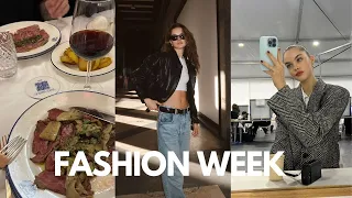 a REALISTIC fashion week vlog ♥ my life as a model, events, shows