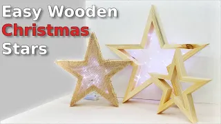 Easy to Make Wooden Stars | Step By Step In-depth Process