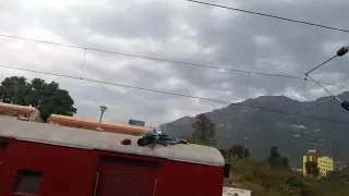 Hit by high tension wire while clicking selfie atop train