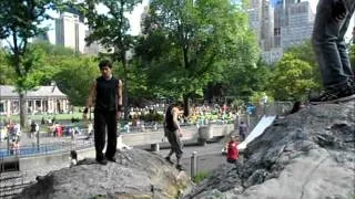 Parkour in Central Park: Precision jumping p t2