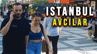 Avcilar Street Tour | Avcilar Istanbul Turkey 4K Walking Tour | Avcılar Merkez