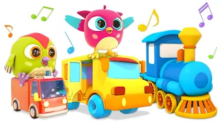 Cante com Hophop, a coruja, a música infantil sobre os antônimos! Desenho animado infantil