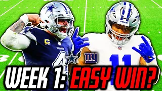 Dallas Cowboys vs. NY Giants Week 1 Preview & Prediction